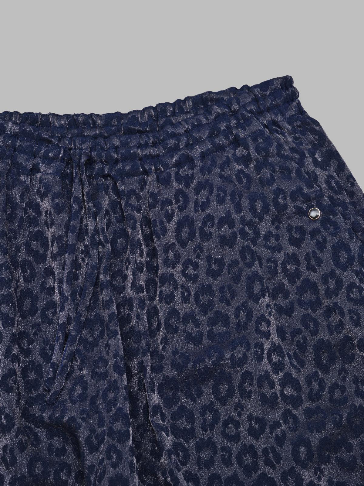 string cowboy h.d. short - rayon leopard jacquard SX276- NYBK NEEDLES 
