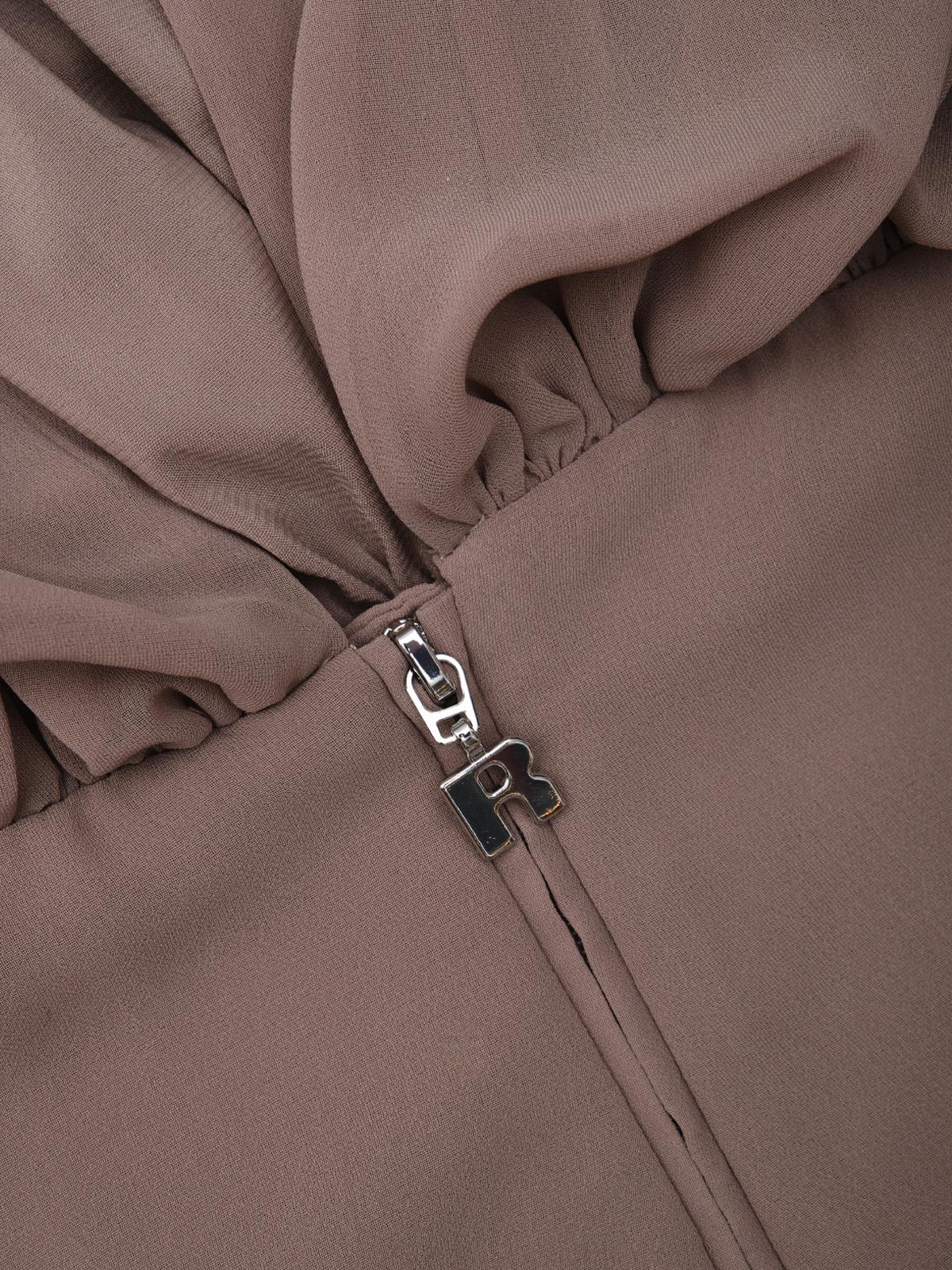 chiffon ruched top 115518816-BCR1044- 816 ROTATE 