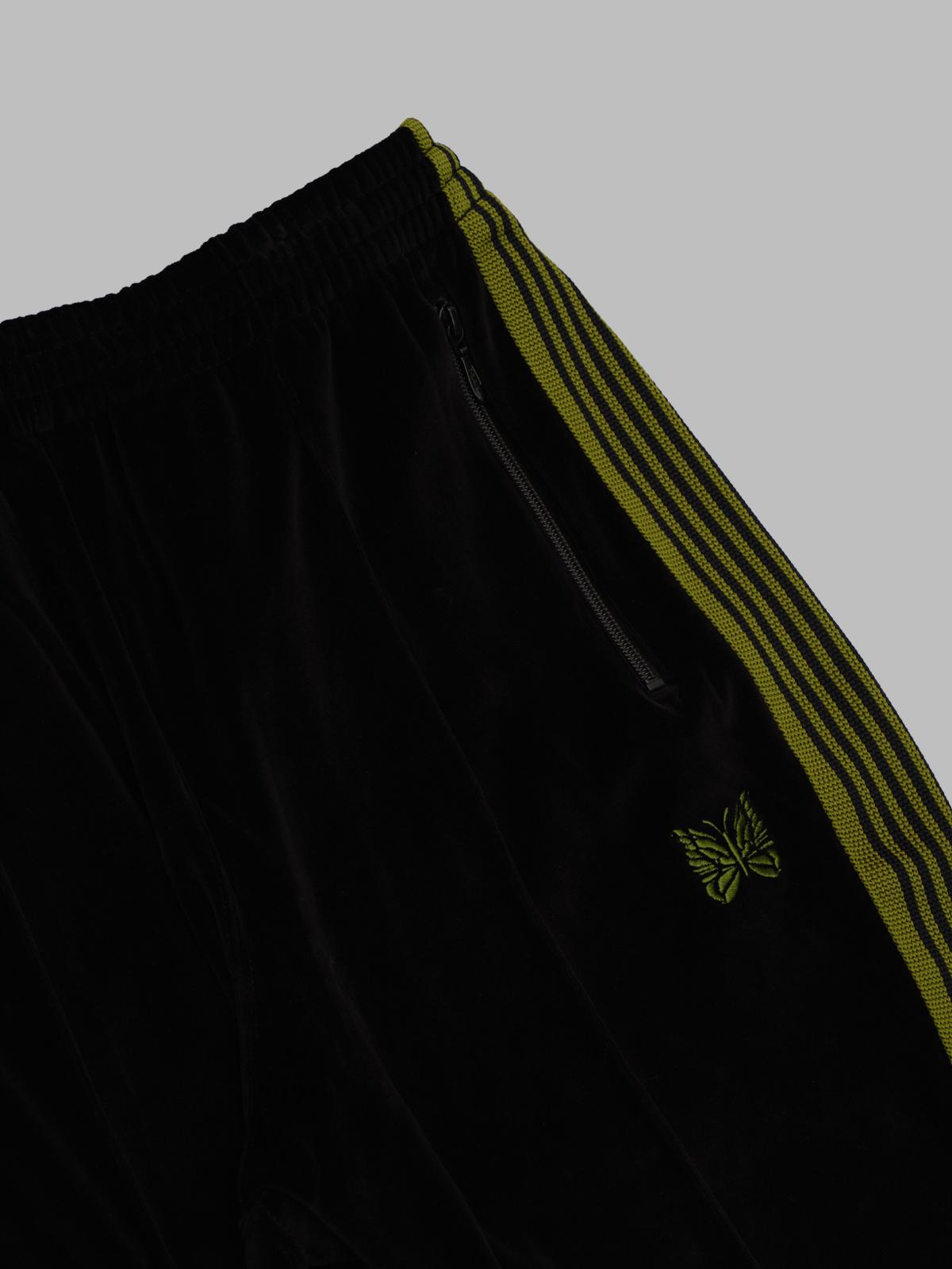 boot-cut track pant RW326- BK NEEDLES 