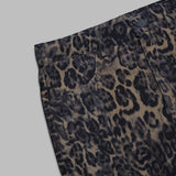 gz leane mw skirt - leopard print leather 10910458- MC GESTUZ 