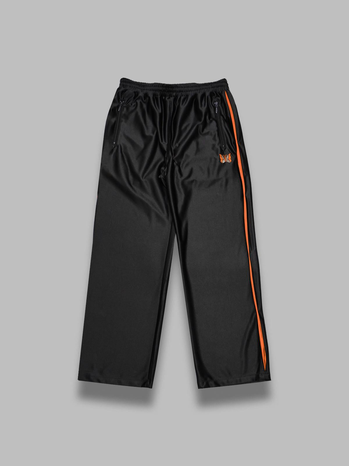 track pant - tricot sateen SX218- BLACK NEEDLES 