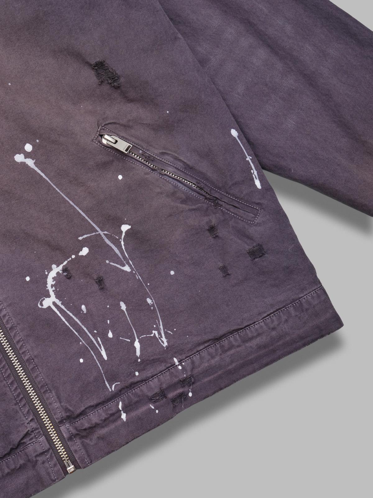 1997 paint splatter canvas work jacket 260U133- GPT MISBHV 