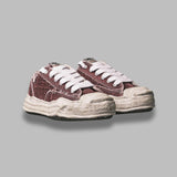 hank /original sole bleaching and washing textile low-top A15FW731- BDX MAISON MIHARA YASUHIRO 