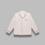 sateen pyjamas shirt ST-SHIRT-LS-406- BRW TEKLA 