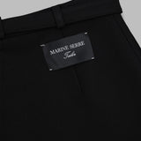 tailoring mini shorts WSK131ACWOV0091- BK99 MARINE SERRE 