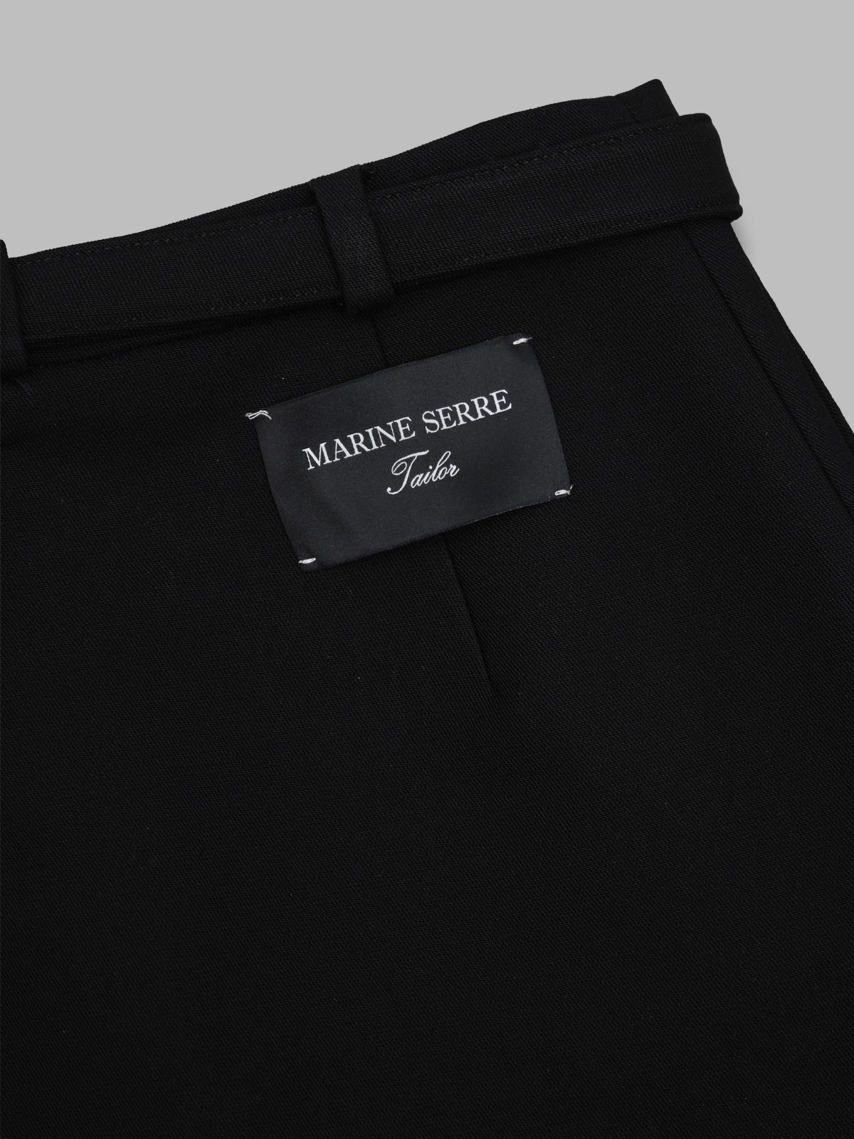 tailoring mini shorts WSK131ACWOV0091- BK99 MARINE SERRE 