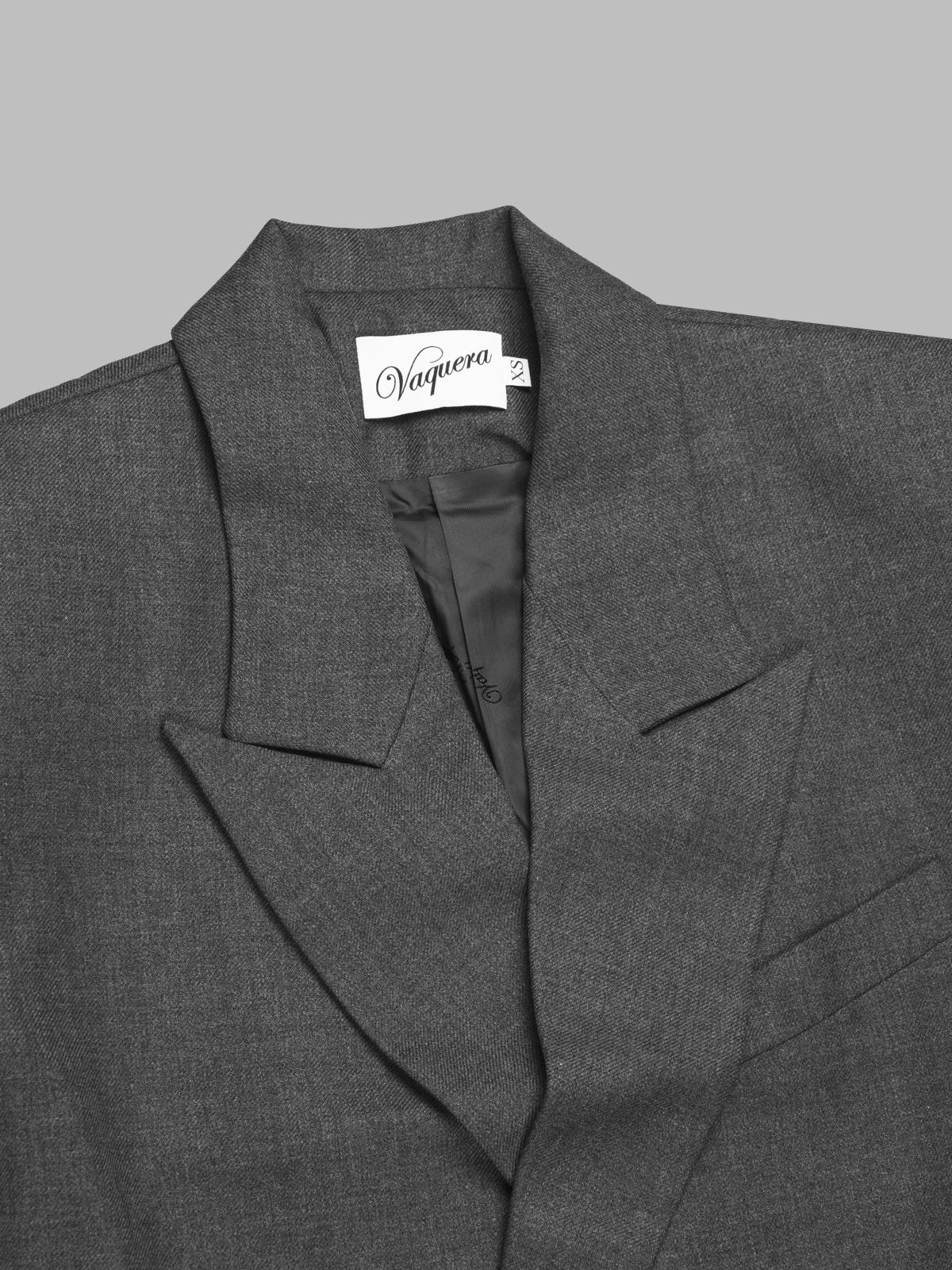 slouchy blazer VAQ10J008- DGY VAQUERA 