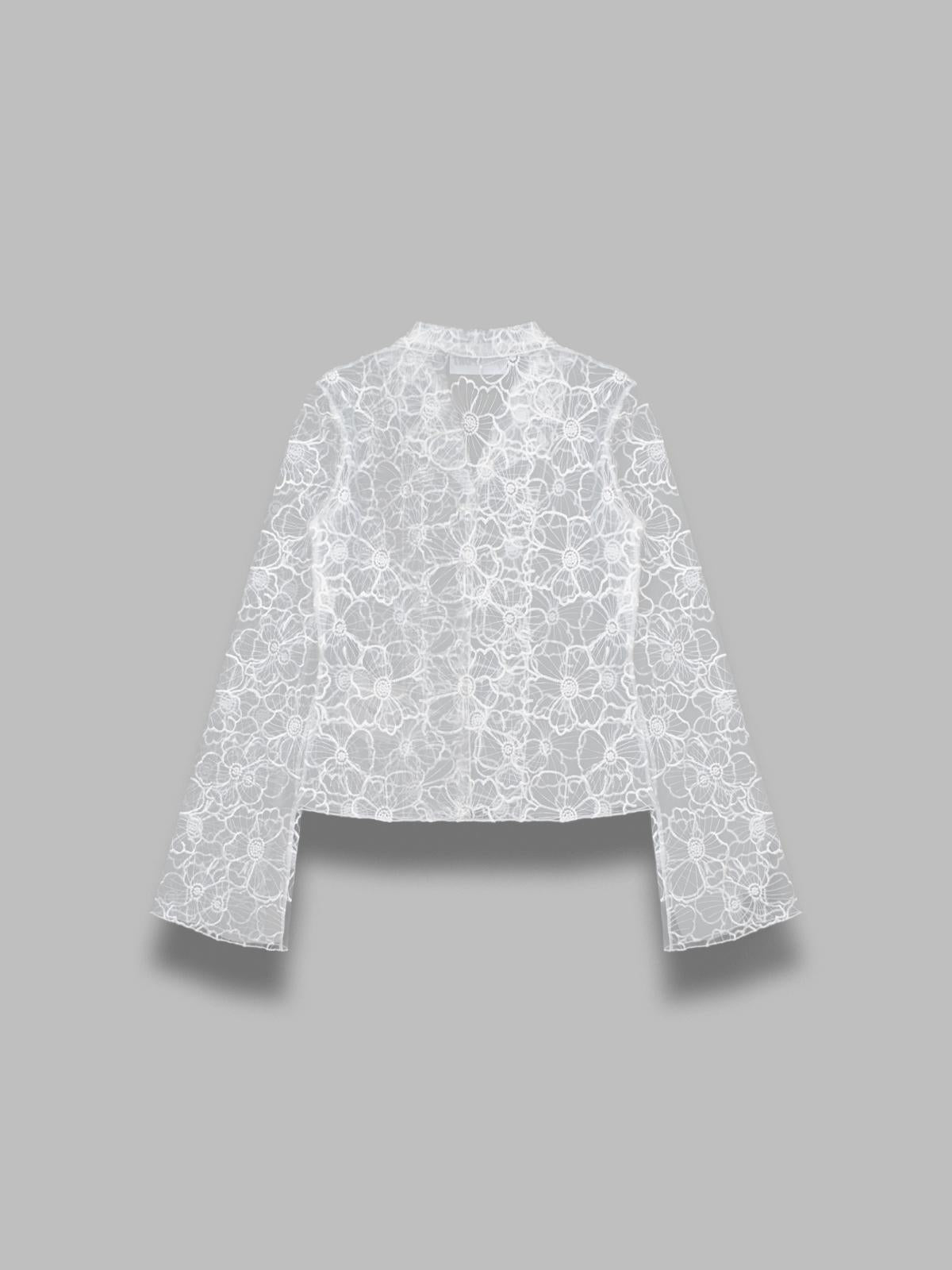 flora shirt S45ED17- WHITE OPÉRASPORT 