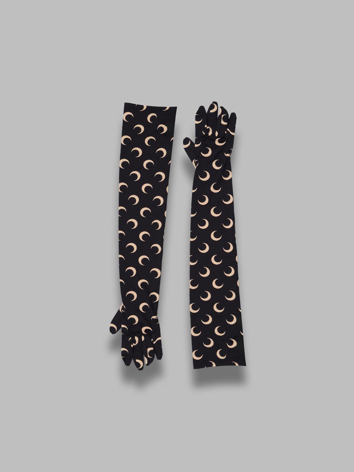 recycled moon jersey long gloves WSA024ACJER0001- IT99 MARINE SERRE 