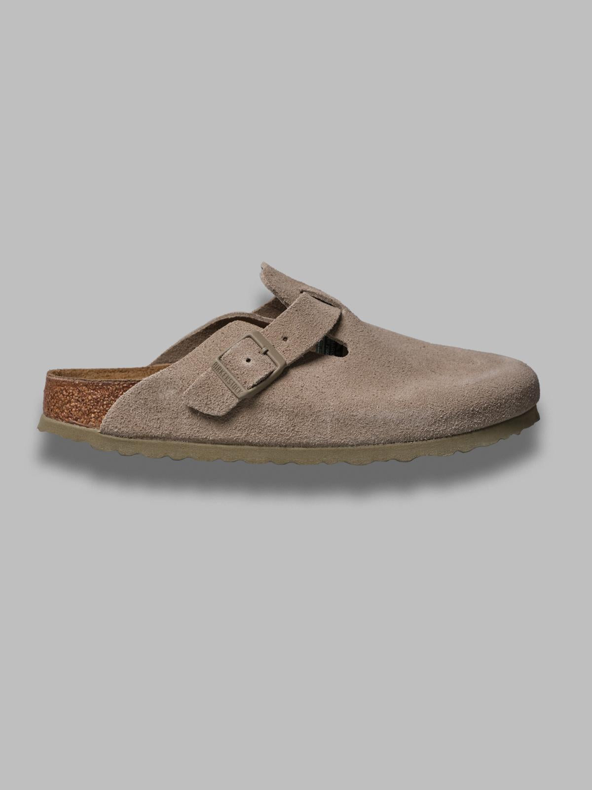boston faded khaki, suede leather - calz. s 1025844 FK BIRKENSTOCK 