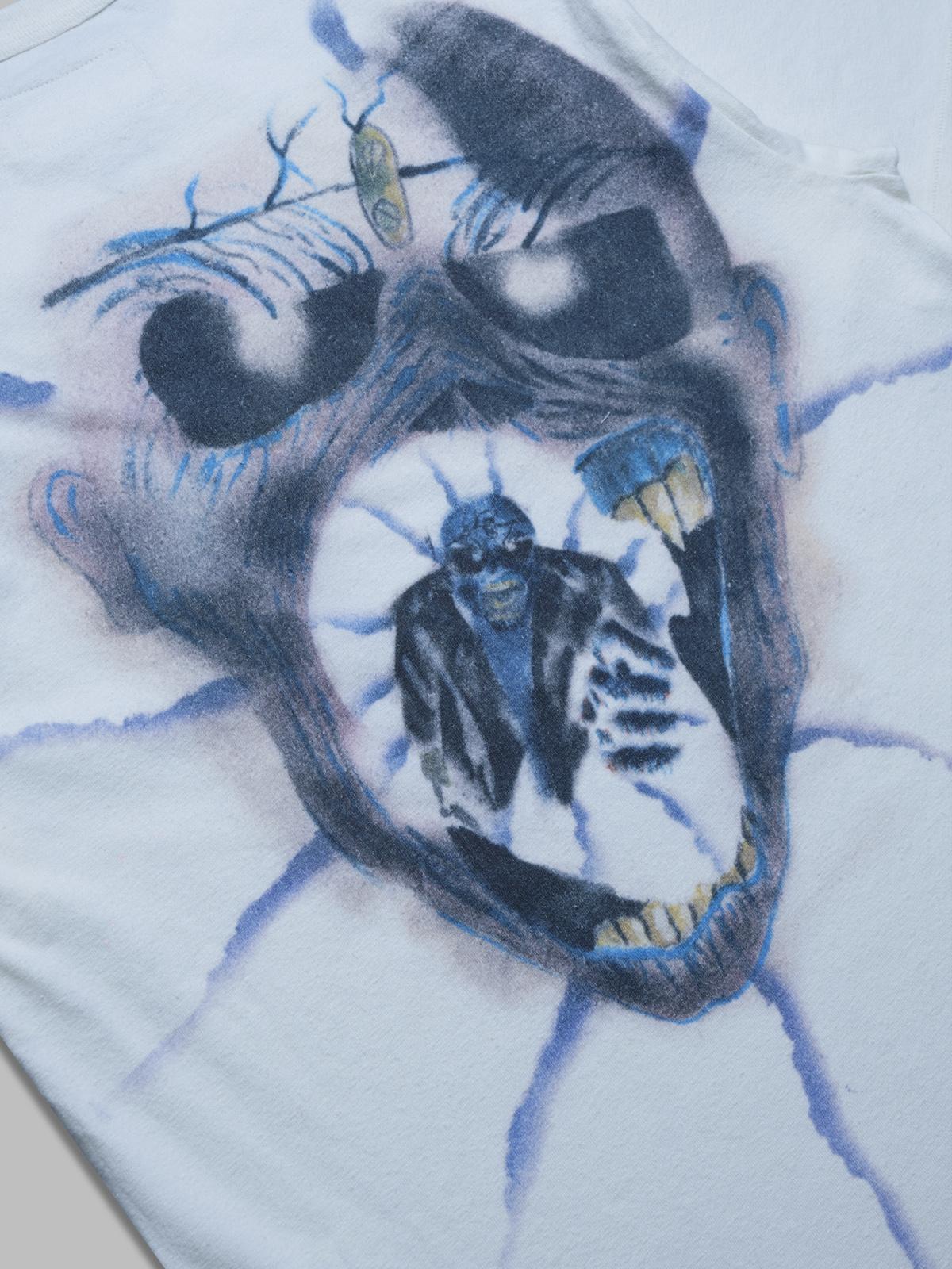 skull t-shirt ERL10T011- WHT ERL 