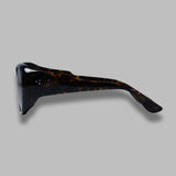 gambia sunglasses - myrrh acetate, olive lens - made in japan PT-6503- BR PORT TANGER 