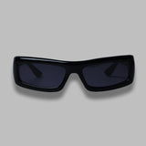 daryan sunglasses - black acetate, black lens - made in japan PT-6101- BK PORT TANGER 