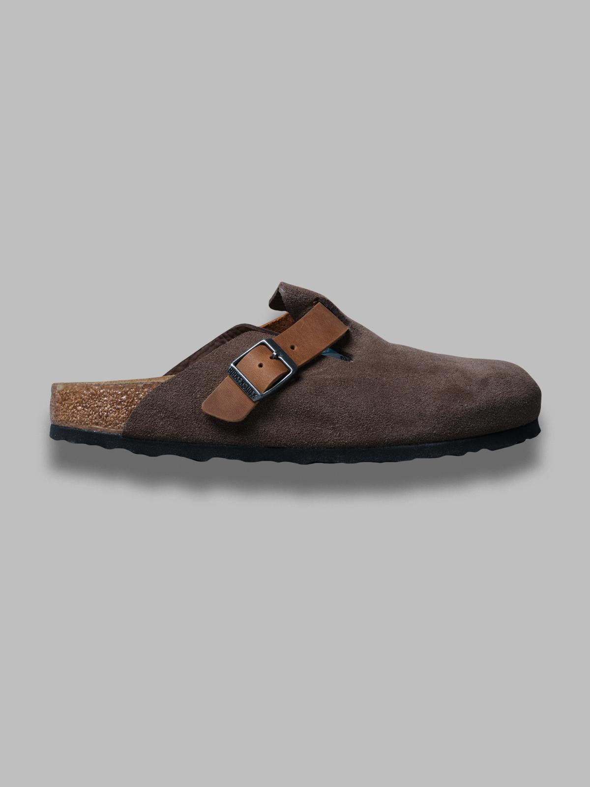 boston concrete gray, suede leather/oiled - calz. s 1029193 CG BIRKENSTOCK 