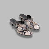 kitten heel leather mule 1161013093-BCR2225- 3093 ROTATE 