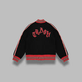 deconstructed lettered jacket RW168- BK NEEDLES 