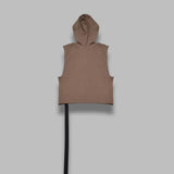 hooded tunic DU01F4165-RIGP- 34 RICK OWENS DRKSHDW 