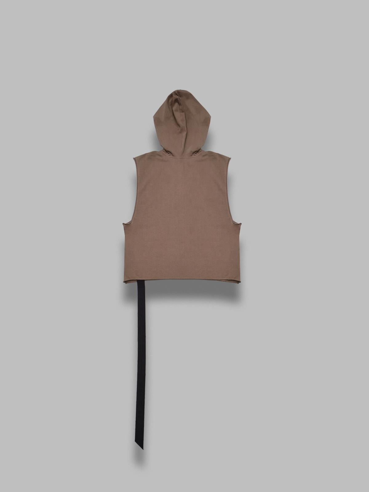 hooded tunic DU01F4165-RIGP- 34 RICK OWENS DRKSHDW 