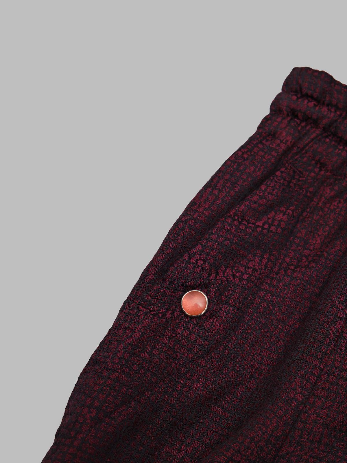 string cowboy h.d. short - micro shadow plaid SX273- BGDY NEEDLES 