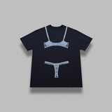 trompe l'oeil tall tee VAQ11T019- WB VAQUERA 