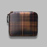 wallet / lenticular tartan - 100% tpu in: 100%cowhide made in spain SA2100LT YG COMME DES GARÇONS WALLET 