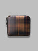 wallet / lenticular tartan - 100% tpu in: 100%cowhide made in spain