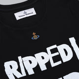 ripped & ready peru' t-shirt - black 3G01003I-J009C- N401 VIVIENNE WESTWOOD 