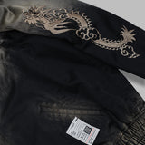 collared souvenir jacket J15BL142- BK MAISON MIHARA YASUHIRO 