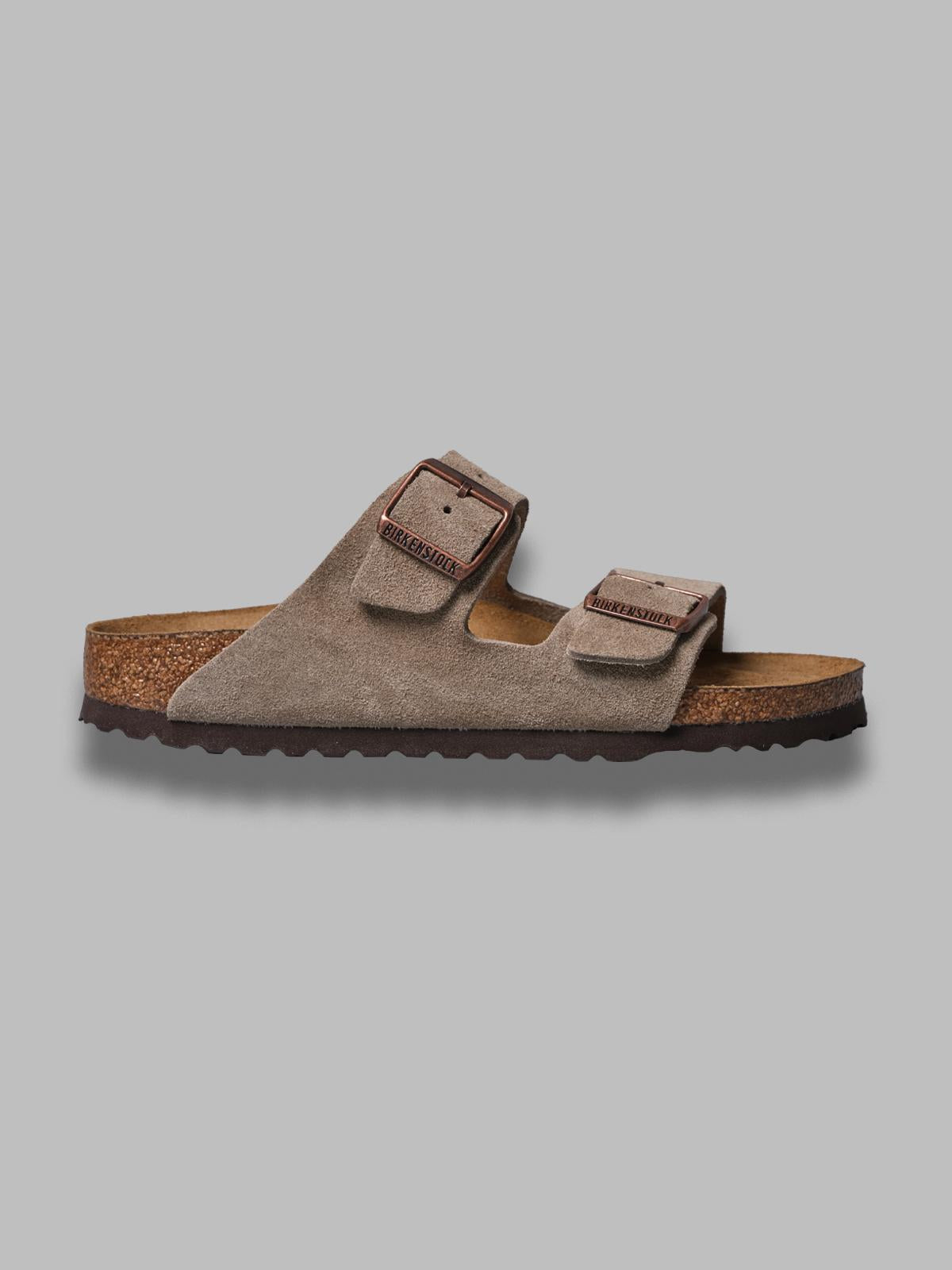 arizona sfb taupe, suede leather - calz. s 951303 TP BIRKENSTOCK 