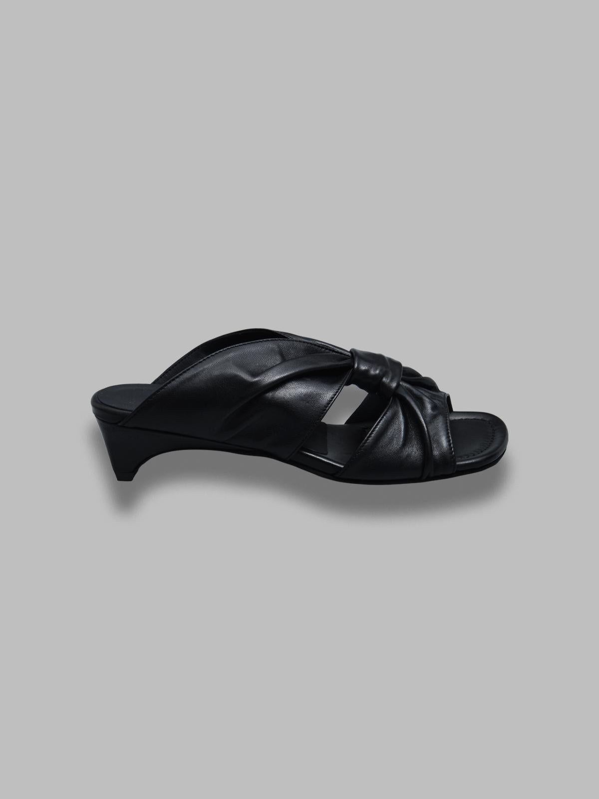 adele sandals 30MM71- NERO POEVE 