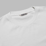 luster plaiting tee A00P02GT- WHT AURALEE 