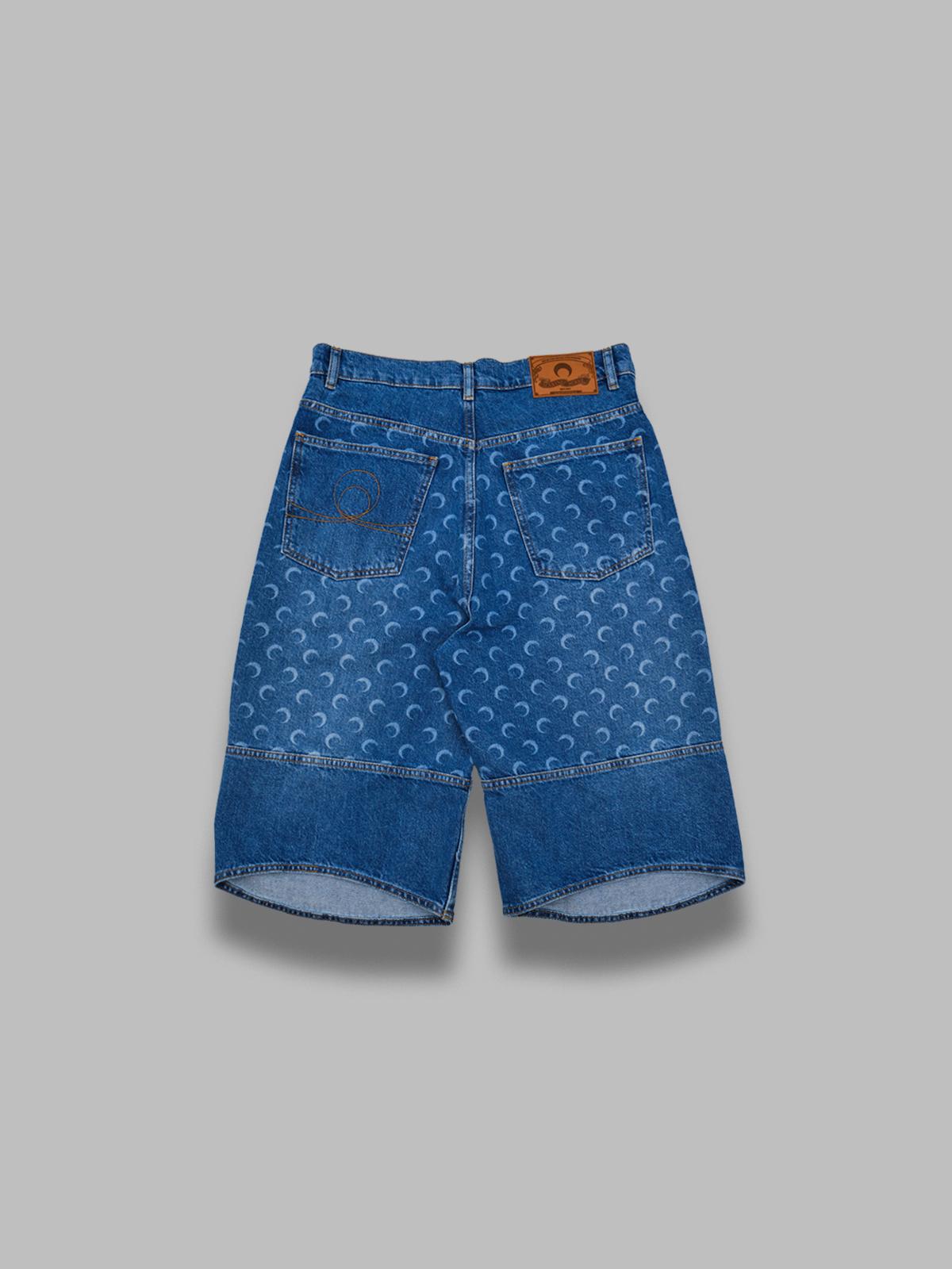 light blue denim bermuda USH004BCDEN0002- BL05 MARINE SERRE 