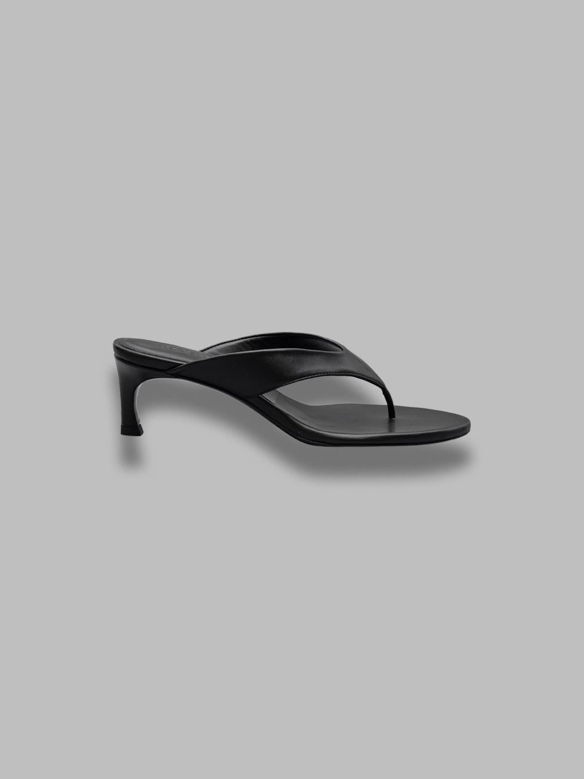 kitten heel leather mule 116099100-BCR2213- 100 ROTATE 