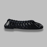 bandini leather black cords BANDINI- BLK OTTANGE 