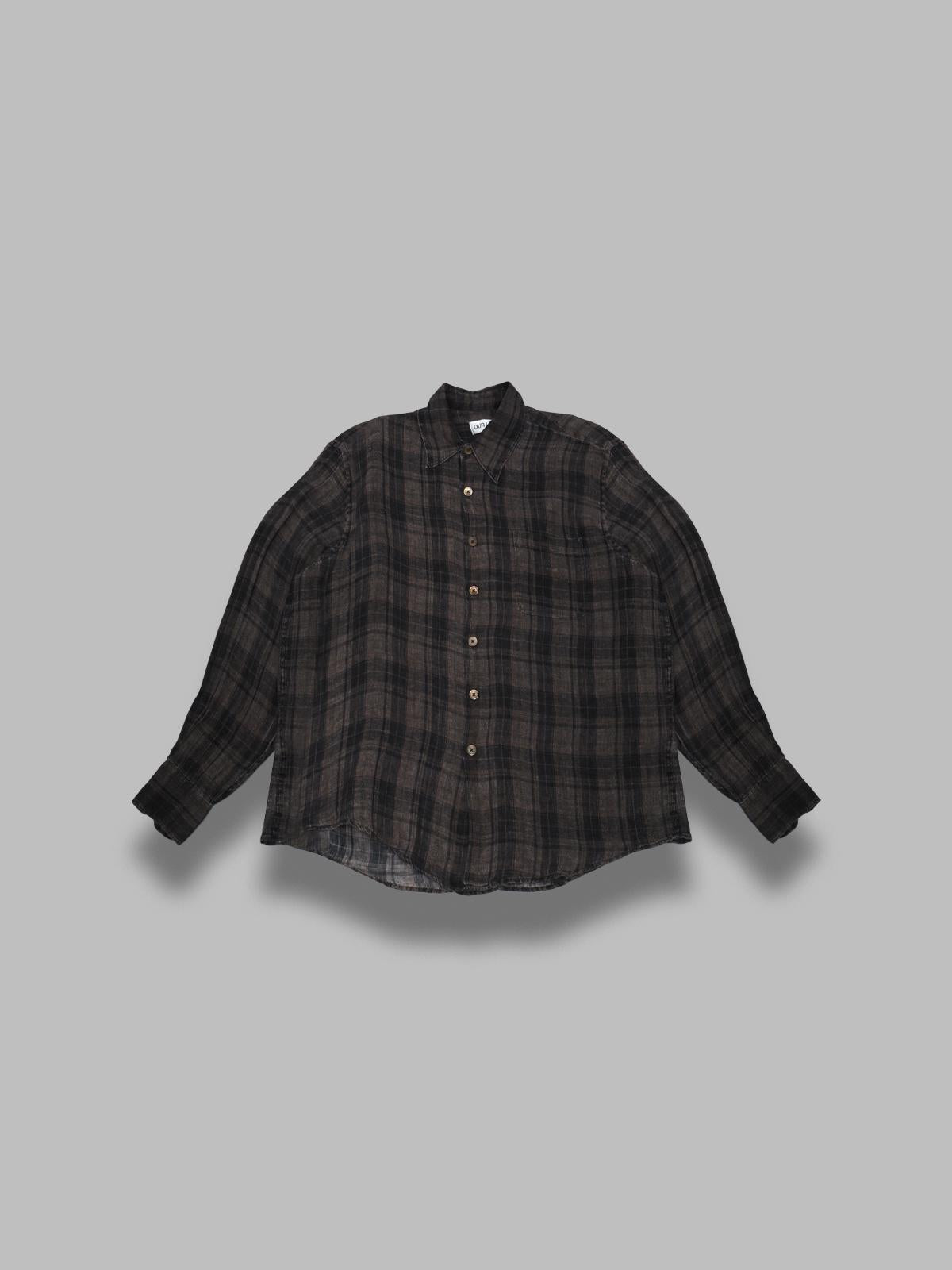 above shirt M2262AP- BKBRW OUR LEGACY 