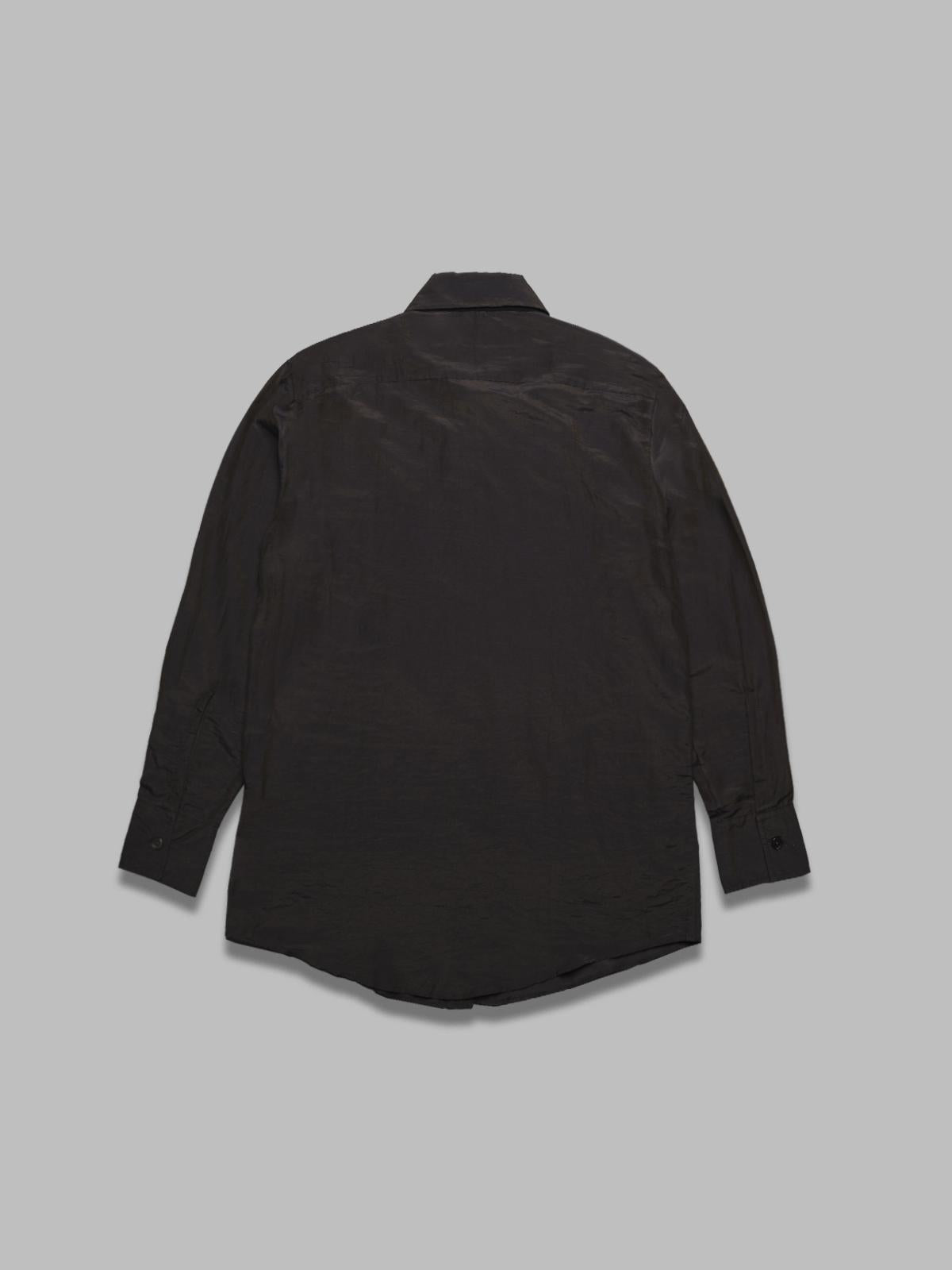 sincere shirt charcoal bordeaux cotton silk W2252SC- CH OUR LEGACY 
