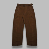 twisted belted pants PA326-LD1068- BR423 LEMAIRE 