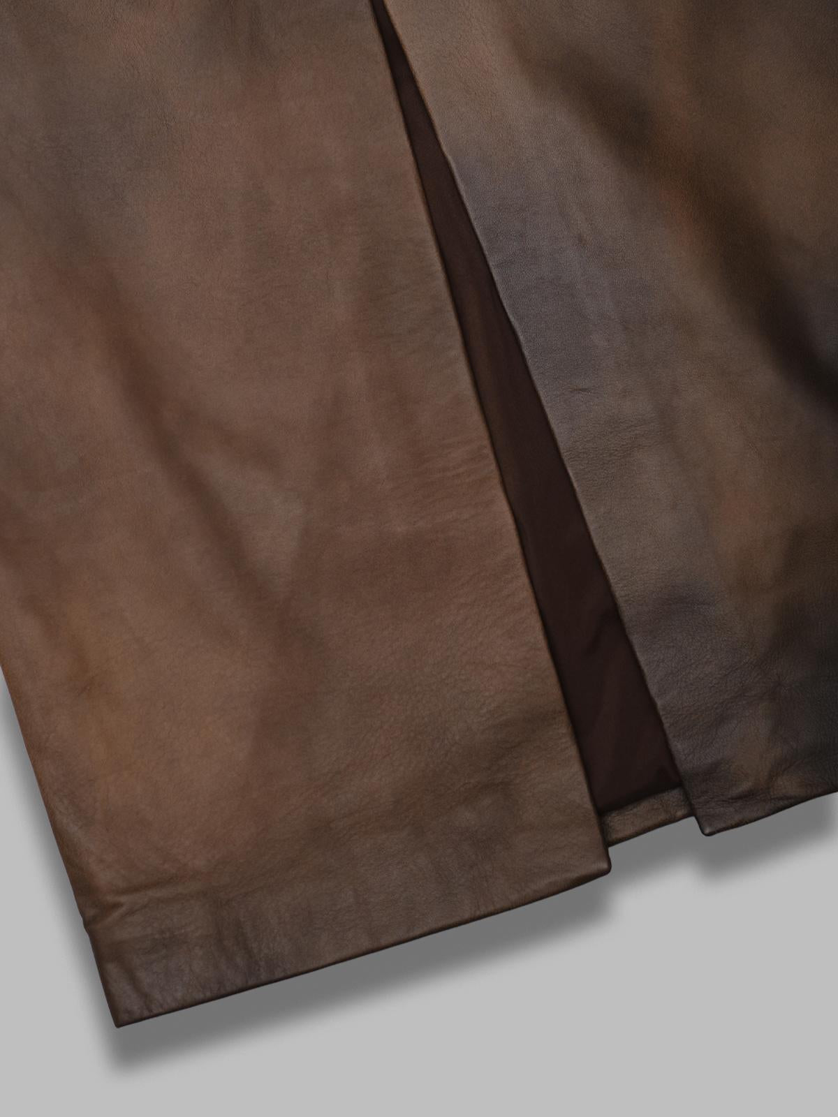 leather midi pencil skirt 1163212037-BCR2211- 2037 ROTATE 