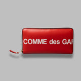 huge logo wallet SA0110HL RD COMME DES GARÇONS WALLET 