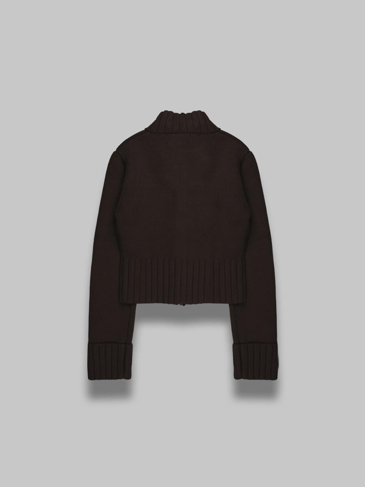 rolled cuff peggy cardigan VOL2601- BRW HOUSE OF SUNNY 
