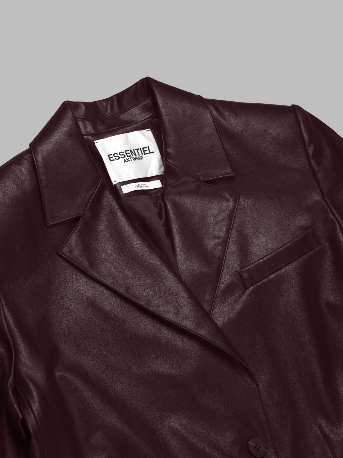 idrey faux leather blazer IDREY- MM30 ESSENTIEL ANTWERP 
