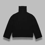 ribbed wool trucker sweater 325MPU243FI0036- 9999 COURRÈGES 