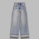 sara high waist wide jeans 10910809- 104590 GESTUZ 