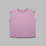 honduras rhinestone trim top HONDURAS- H2CP ESSENTIEL ANTWERP 