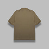 pima cotton heavy pique polo A25SP01SK- KHA AURALEE 