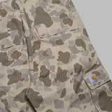 regular cargo pant cotton columbia ripstop, 6.5 oz camo duck, desert rinsed I015875- 2R4 CARHARTT WIP 