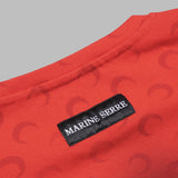 moon faded jersey baby fit t-shirt WTT012A-CJER0070- RD10 MARINE SERRE 