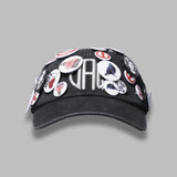 women baseball hat with pins woven - 100% cotton - made in china