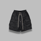 cargo bela denim shorts DU01F4369-DBK- 09 RICK OWENS DRKSHDW 