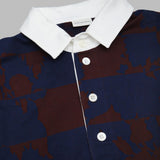 hucho longsleeve polo 021163-3345- 358 DRIES VAN NOTEN 